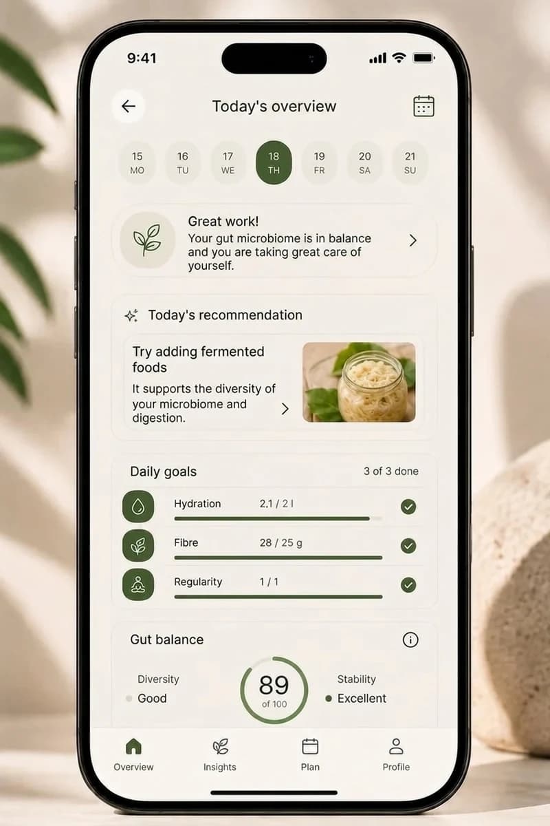 The Gutiva app — overviews from a 30-day audit